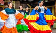 En Panchimalco brindan taller de danza folclórica colombiana