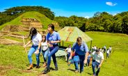 Parque Arqueológico San Andrés celebró 26 años de apertura al público